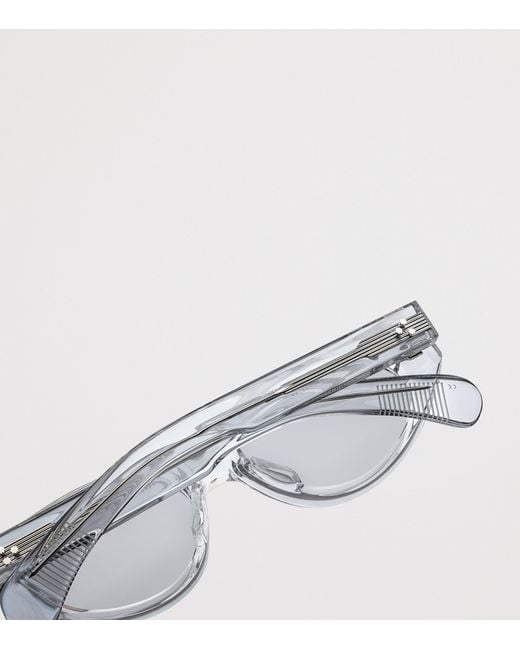 Jacques Marie Mage Gray Acetate Krasner Sunglasses for men