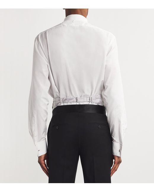 Giorgio Armani Gray Silk Cummerbund for men