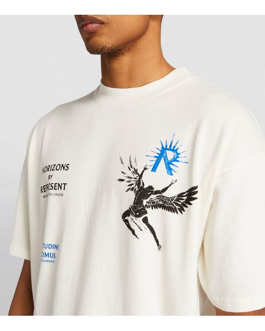 Represent White Horizons Icarus T-shirt for men