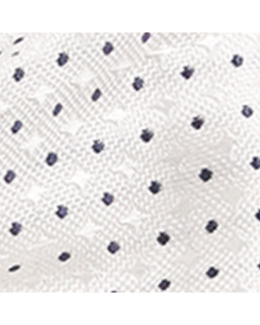 Isaia White Silk Tuxedo Bow Tie for men