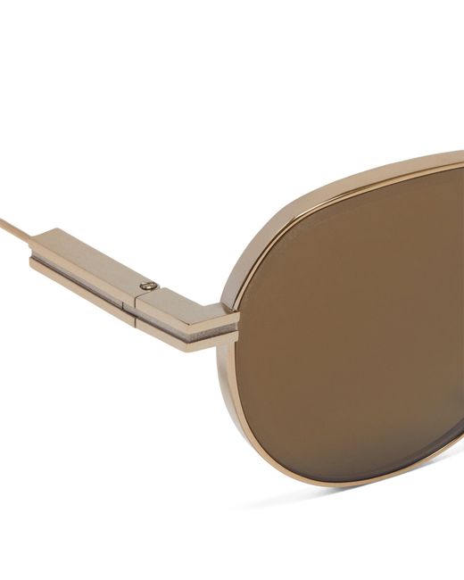Zegna Natural Tinted-lens Sunglasses for men