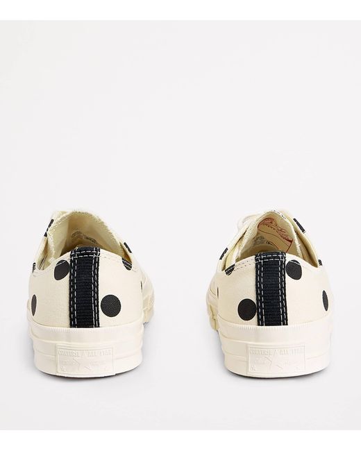 COMME DES GARÇONS PLAY Pink X Converse Polka Dot Heart Chuck Taylor All Star '70 Low-Top Sneakers for men