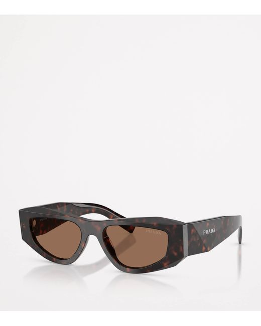 Prada Brown Acetate Pr B19S Sunglasses for men