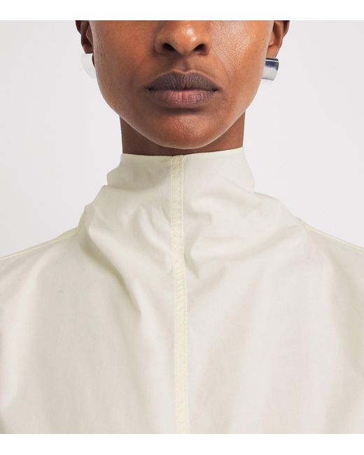 Brandon Maxwell White The Finn Blouse