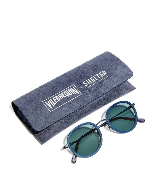Vilebrequin Blue Victoire Round Sunglasses
