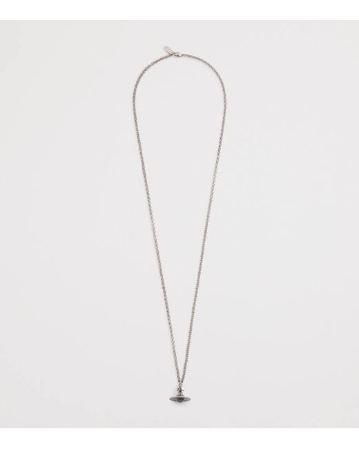 Vivienne Westwood Metallic Tiny Orb Pendant Necklace for men