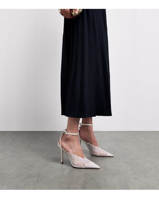 Self-Portrait Black Ribbed Ruffle-Detail Midi Dress