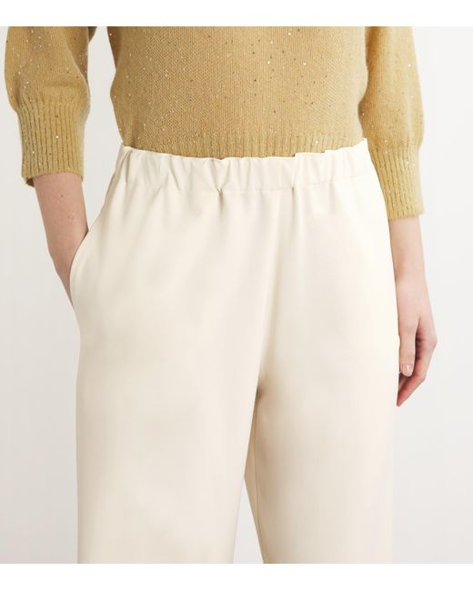 Fabiana Filippi White Techno Tailoring Trousers