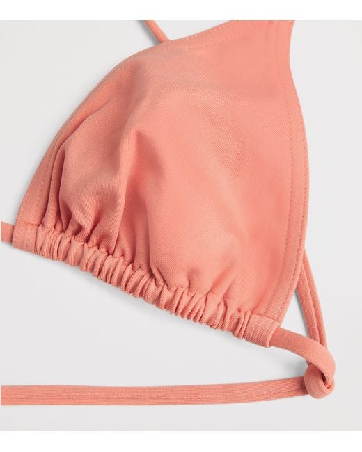 Eres Pink Mouna Triangle Bikini Top