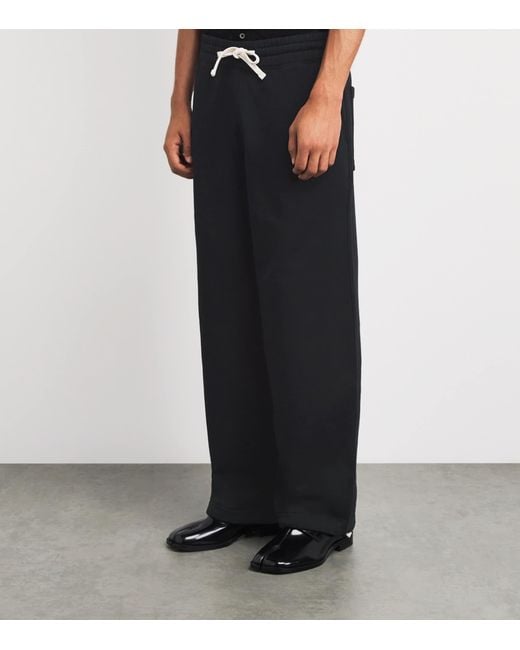 Picante Black Organic Cotton Everyday Sweatpants for men