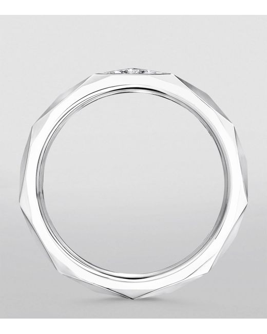 Graff White Gold And Diamond Laurence Signature Ring