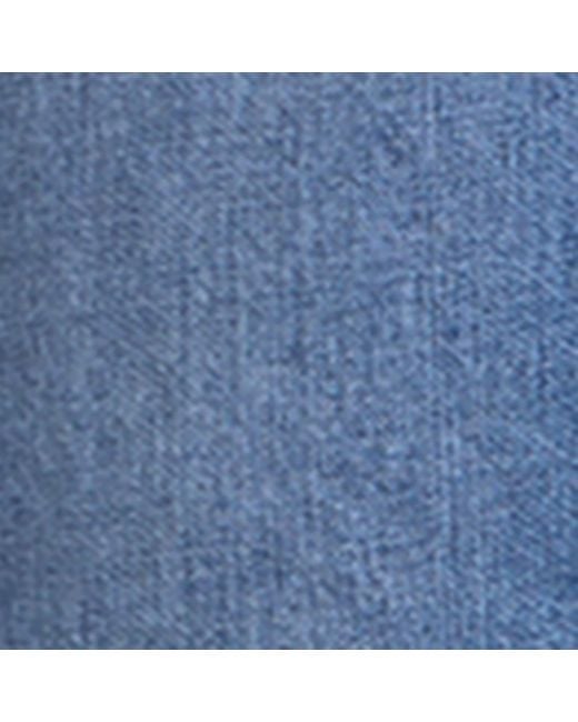 Alaïa Blue Round Wide-Leg Jeans