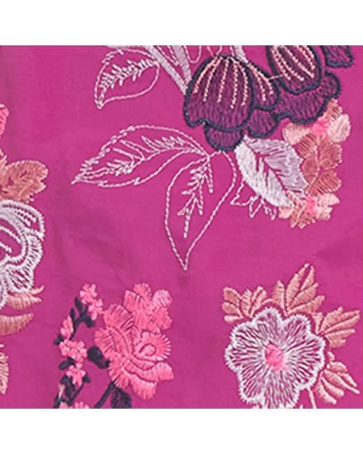 Vilebrequin Pink Embroidered Mistral Swim Shorts for men
