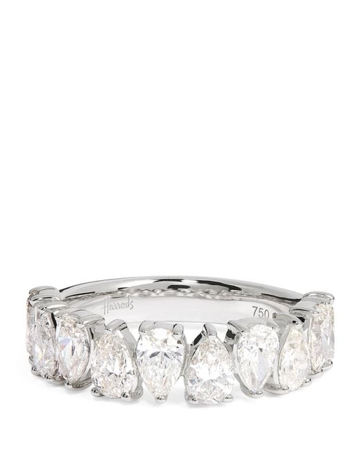 Harrods Metallic And Diamond Eternity Ring