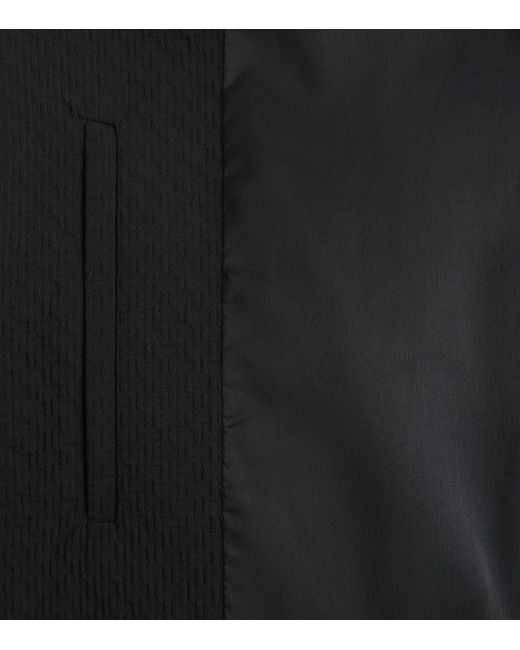 Emporio Armani Black Technical Fabric Jacket for men
