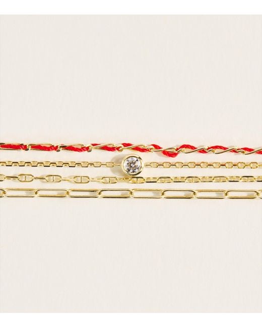 RedLine Metallic And Diamond Generous Bracelet
