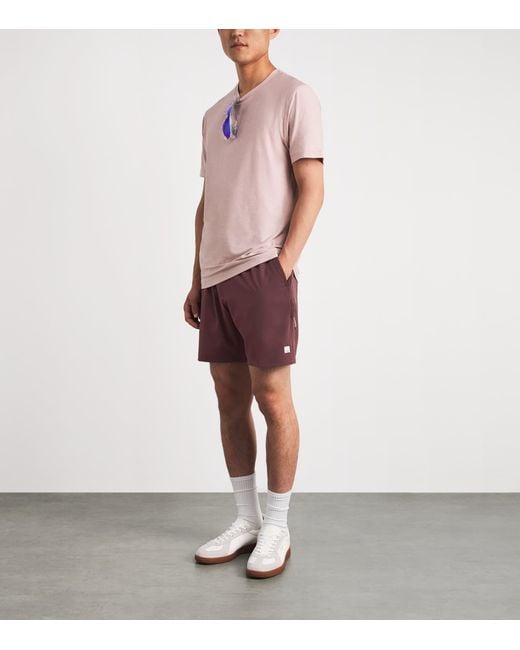vuori Red 7' Unlined Banks Session Shorts for men