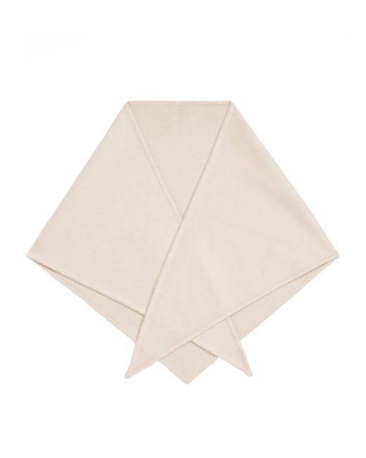 Brioni Natural Cashmere Triangle Scarf