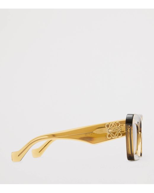 Loewe Natural Bevelled Cat Eye Sunglasses