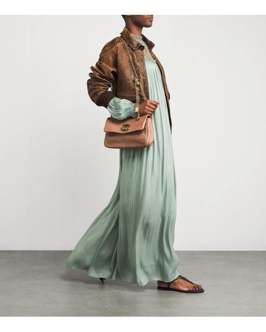 Chloé Natural Medium Leather Heritage Shoulder Bag