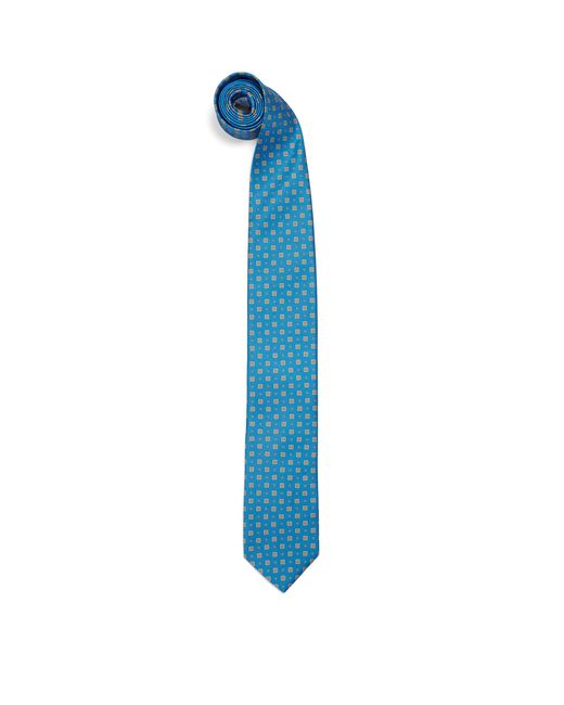 Eton of Sweden Blue Silk Jacquard Tie for men