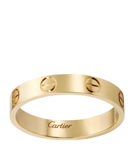 Cartier Metallic Yellow Gold Love Wedding Band