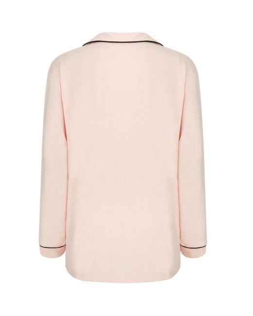 Eberjey Pink Gisele Classic Pyjama Set