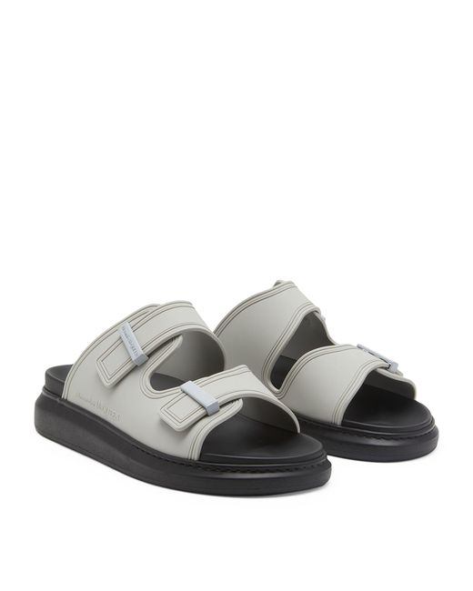 Alexander McQueen White Oversized Hybrid Sandals for men