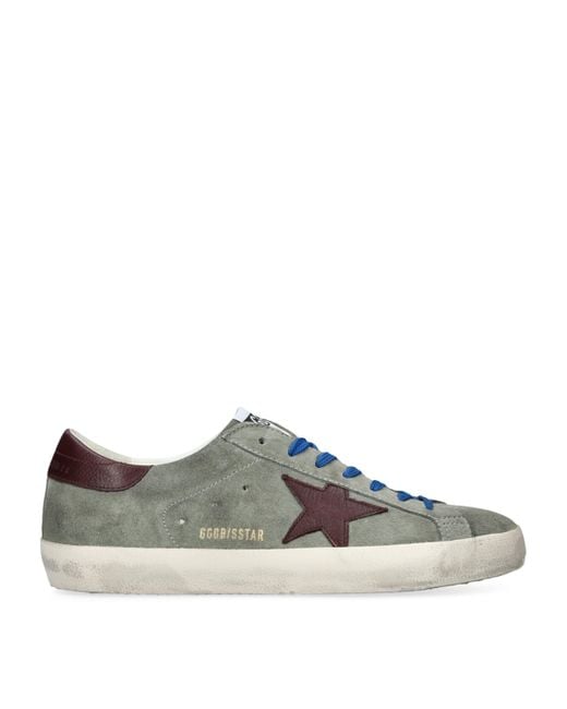 Golden Goose Deluxe Brand Brown Suede Super-Star Sneakers for men