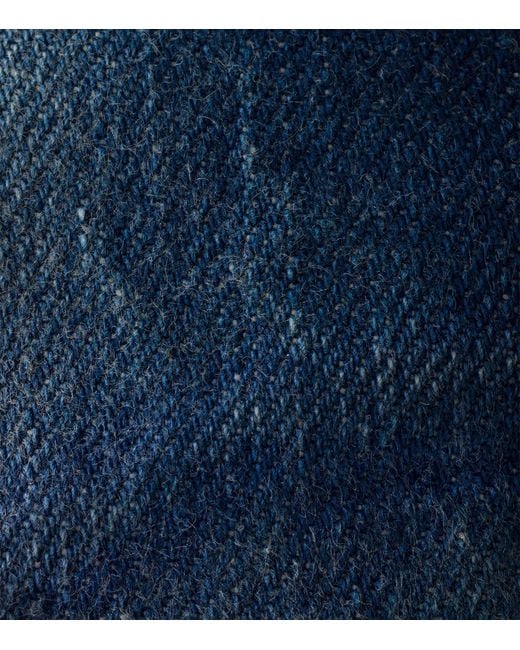 Prada Blue Denim Baseball Cap for men