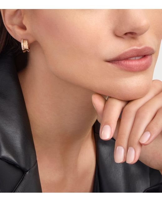 BVLGARI Natural And Diamond B.Zero1 Earrings