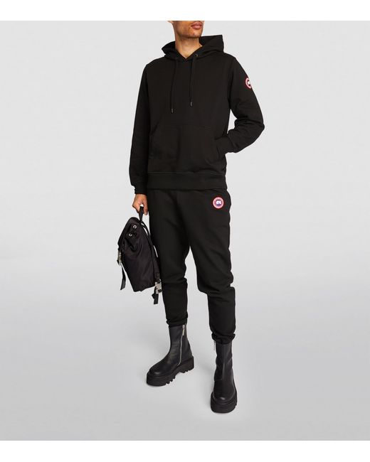 Canada Goose Black Huron Hoodie for men