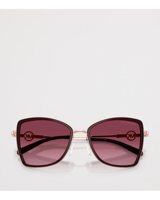 Michael Kors Purple Corsica Butterfly Sunglasses