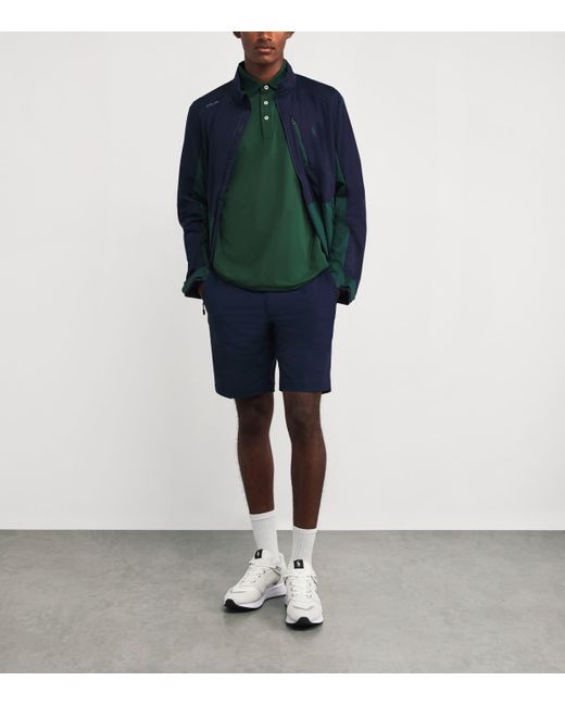 Ralph Lauren Green Airflow Polo Shirt for men