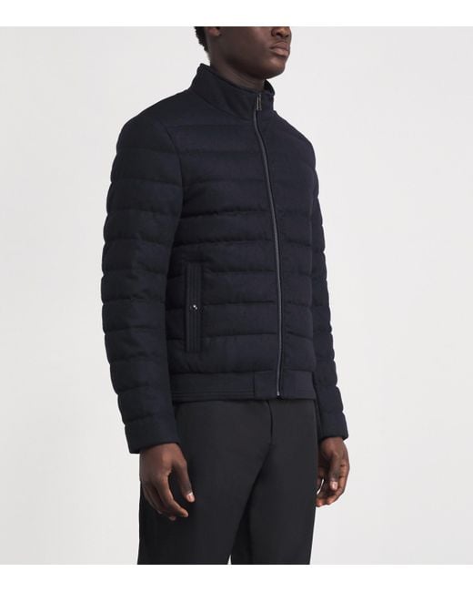 Belstaff Blue Down Water-Repellent Circuiteer Jacket for men