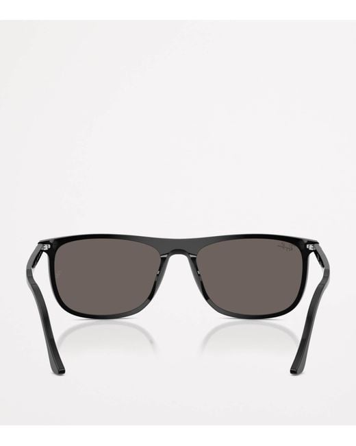 Ray-Ban Gray Rb2216 Rectangle Sunglasses