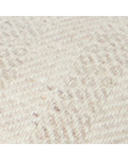 Brunello Cucinelli Natural Wool-Cashmere Embellished Flat Cap