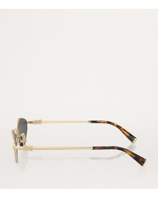 Miu Miu Metallic Mu 56Zs Gld Shn Gry