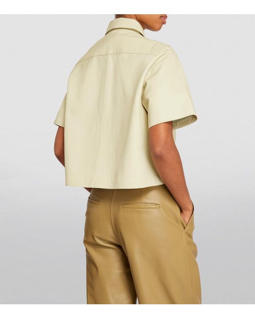 Yves Salomon Natural Leather Shirt