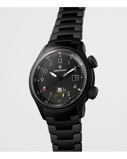 Bremont Black X Felix The Cat Titanium Altitude Mb Meteor Pilot's Watch for men