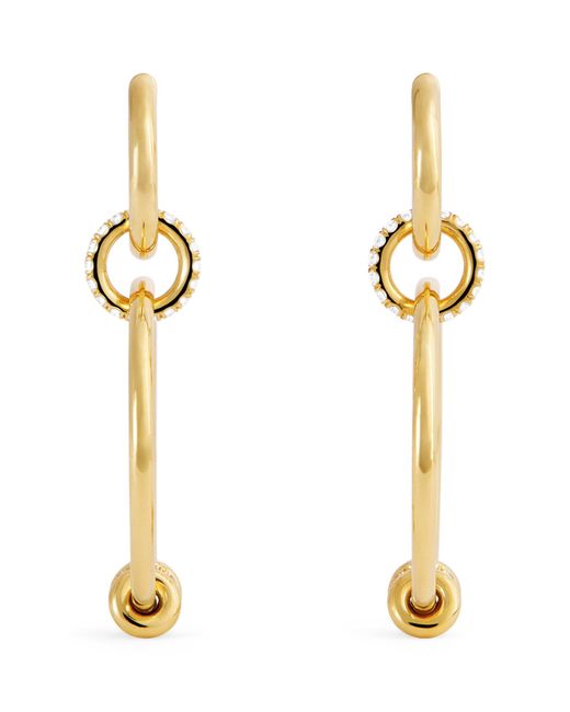 Spinelli Kilcollin Metallic And Diamond Asha Hoop Earrings