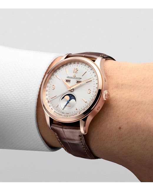 Jaeger-lecoultre Gray Rose Master Control Calendar Watch for men