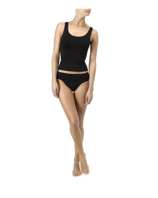 Hanro Black Touch Feeling Midi Briefs