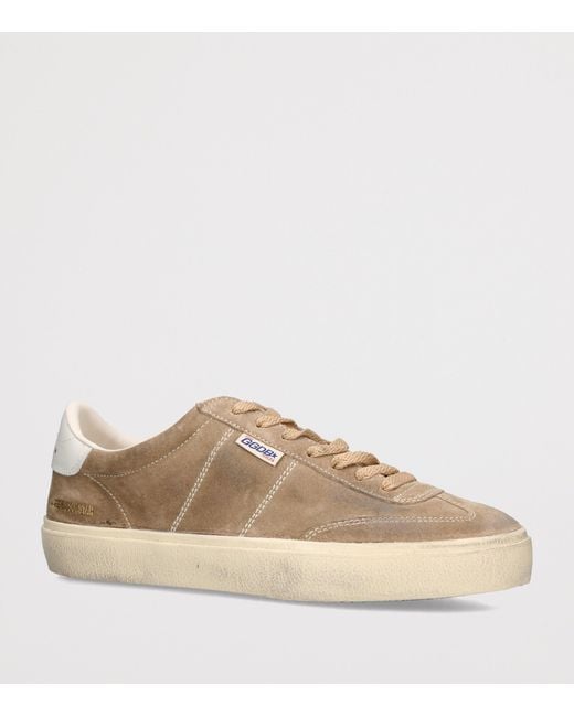 Golden Goose Deluxe Brand Brown Suede Soul Star Sneakers for men