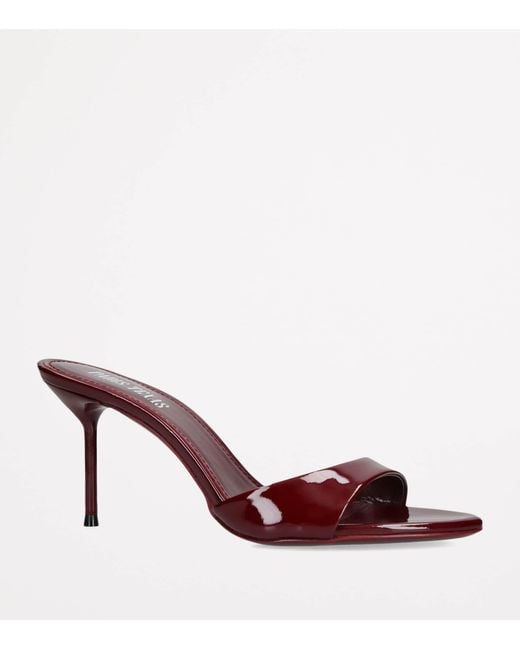 Paris Texas Red Patent Leather Lidia Mules 70