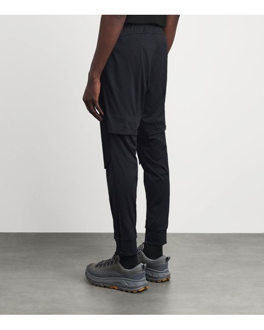 On Shoes Black Weather Trousers for men