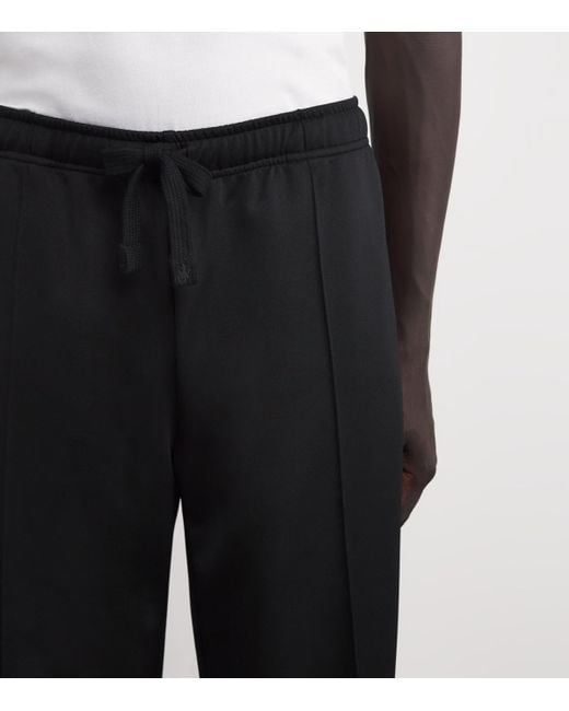 J.W. Anderson Black Jersey Pintuck Sweatpants for men