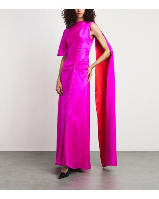 Roksanda Pink Silk Nella Gown