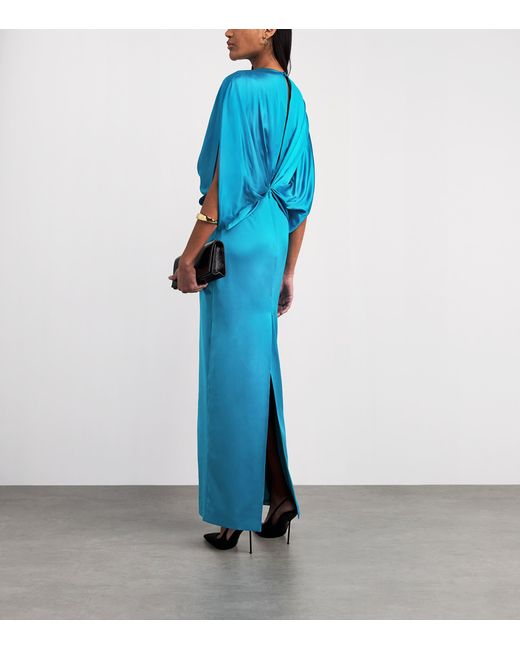 Roksanda Blue Silk Rani Maxi Dress