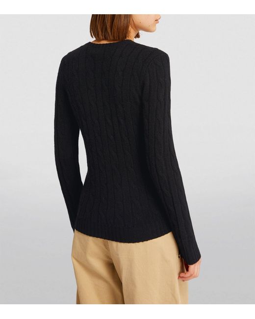 Polo Ralph Lauren Black Cashmere Julianna Sweater
